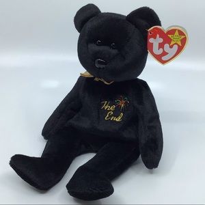 The end bear Beanie Baby